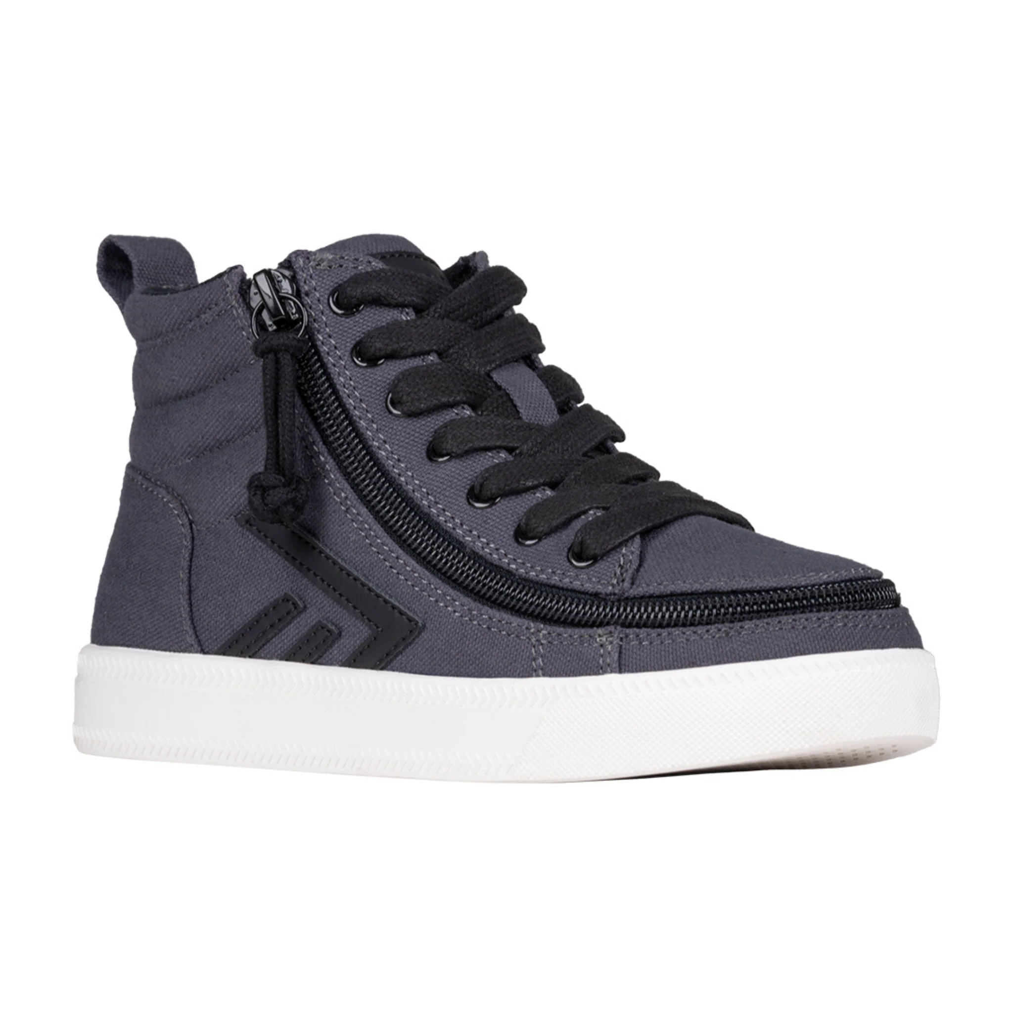 Billy Footwear (Toddlers) - High Top Charcoal/Black CS Canvas Shoes - Image 3