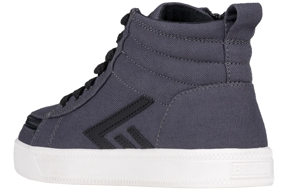 Billy Footwear (Toddlers) - High Top Charcoal/Black CS Canvas Shoes - Image 4