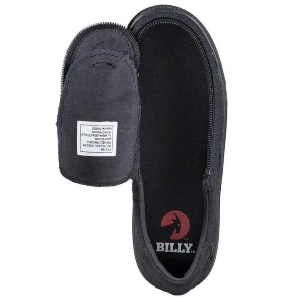Billy Footwear (Toddlers) - Low Top Black Canvas shoes - Image 4