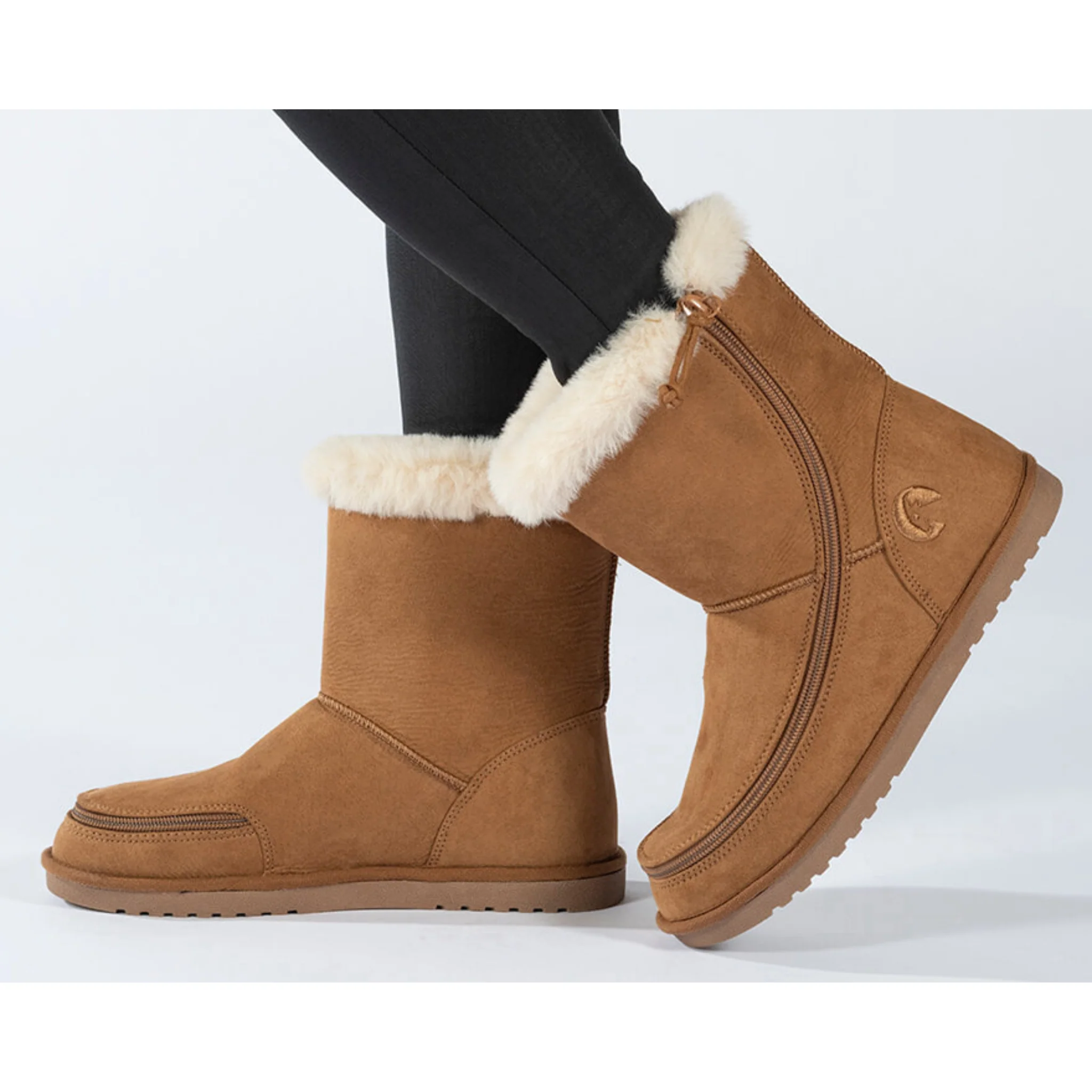 Billy Footwear (Toddlers) - Faux Suede Cosy Boots 2 - Image 4