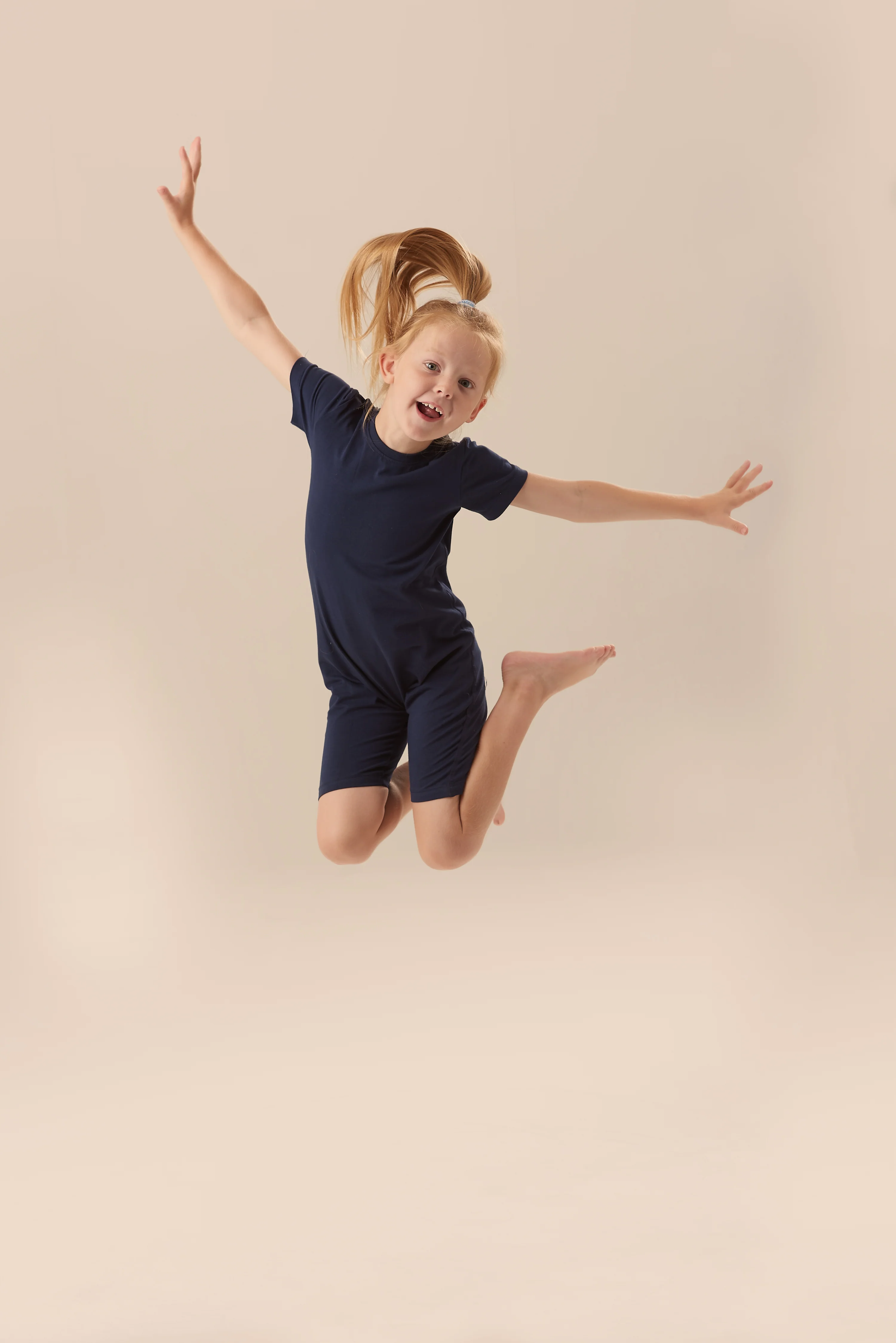KayCey®Z Secret Zip Back Jumpsuits (Kids) - Short Sleeve / Knee Length - Image 10