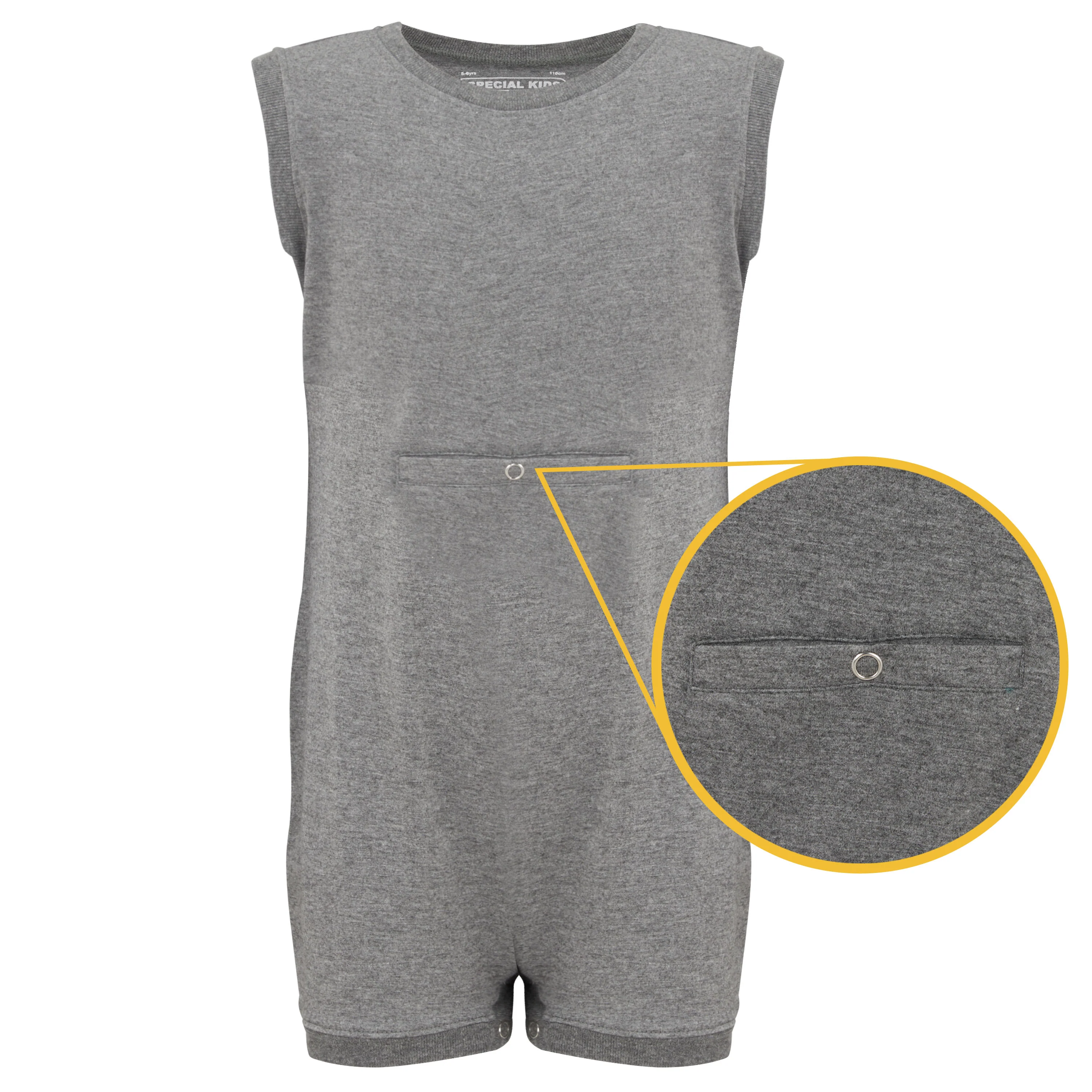KayCey®P Popper Vest (Kids) - Sleeveless with Tube Access - Image 12