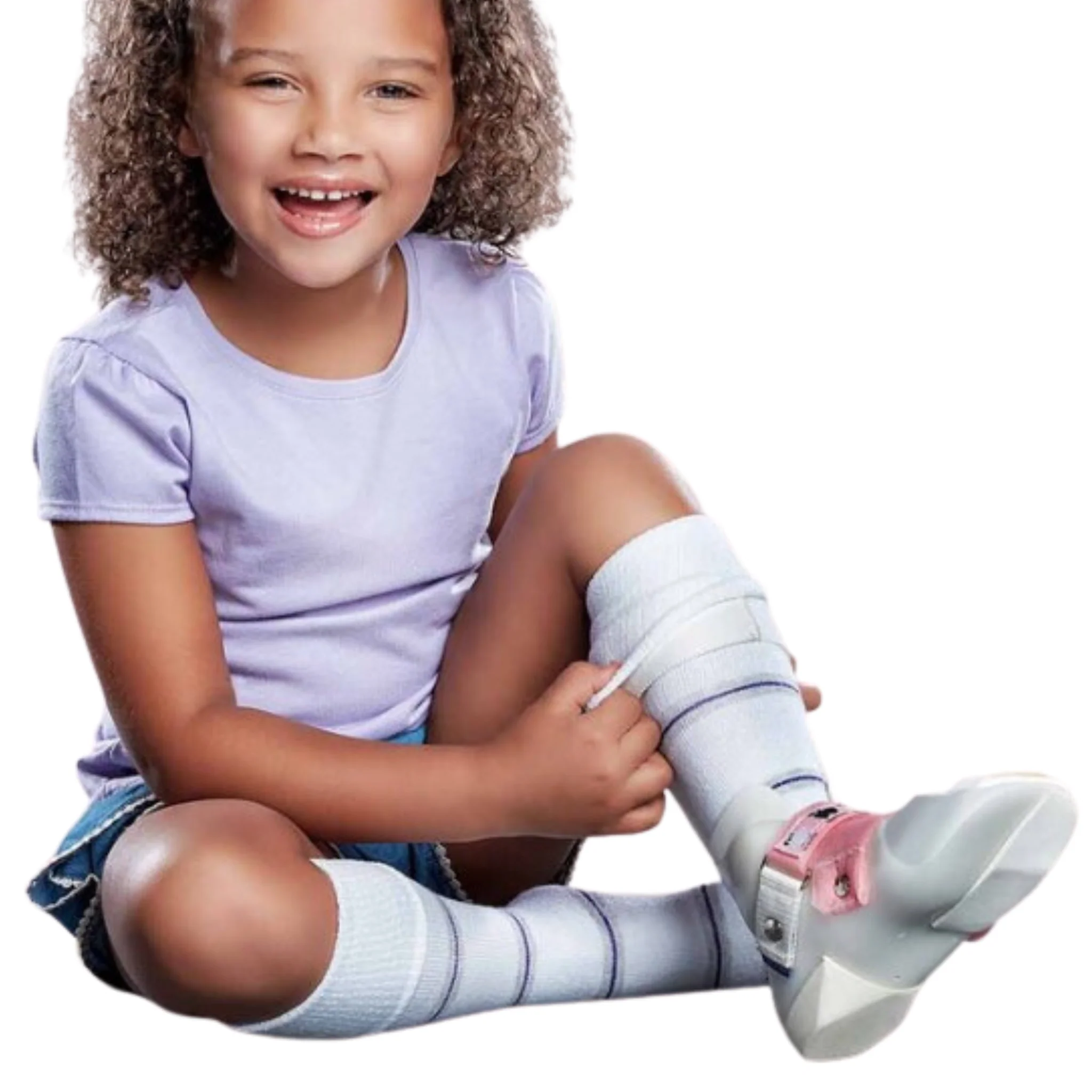 KnitRite (Kids) - Patternered AFO Socks 1 pack Core Spun - Image 5